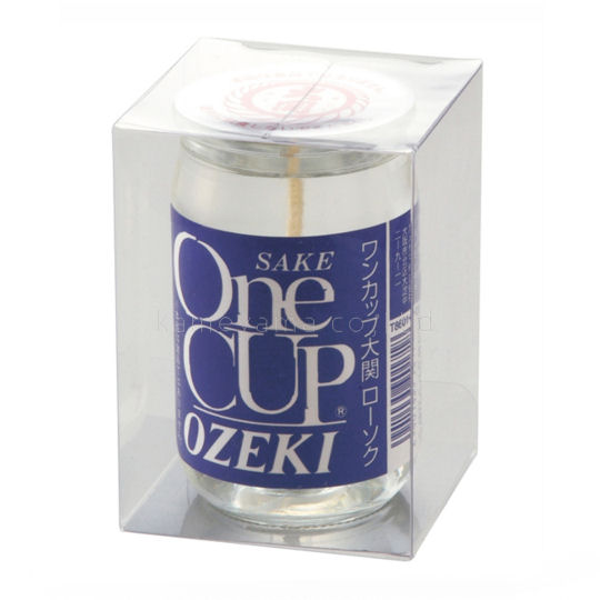 Kameyama One Cup Ozeki Sake Candle - Japanese drink design decorative candle - Japan Trend Shop