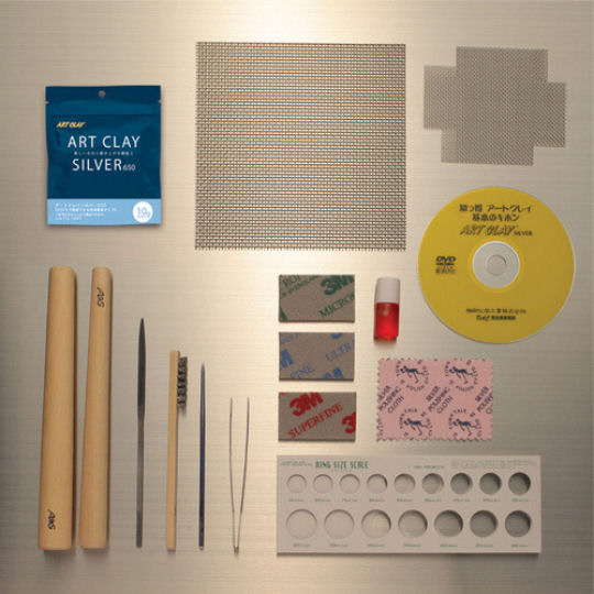 Art Clay Silver Starter Set - Silver jewelry kit for beginners - Japan Trend Shop