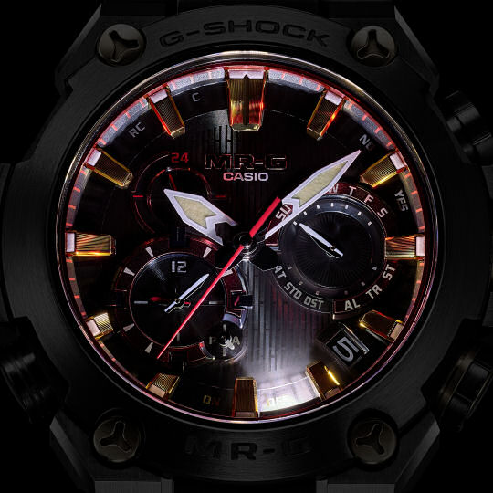 G-Shock MRG-B2000B-1A4JR Akazonae Watch - Traditional Japanese samurai armor-inspired sports wristwatch - Japan Trend Shop