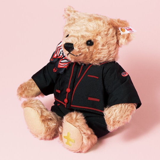 Steiff JAL Cabin Attendant Teddy Bear - Japanese airline uniform plush toy - Japan Trend Shop