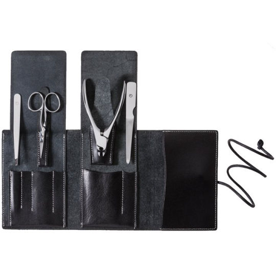 Suwada Nail Grooming Set - Four-item personal care kit with leather case - Japan Trend Shop