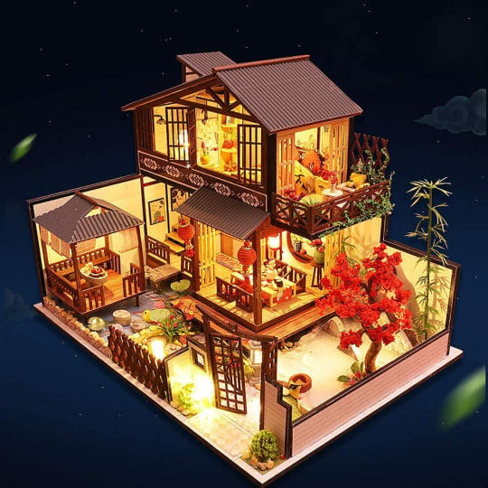 Classic Japanese House Miniature Kit - DIY Japanese home model building set - Japan Trend Shop