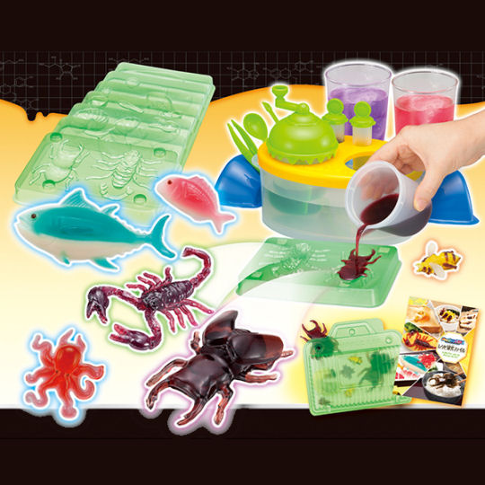 Gumipple Lab Deluxe Gummies Kit - Gummy candy creatures cooking set - Japan Trend Shop