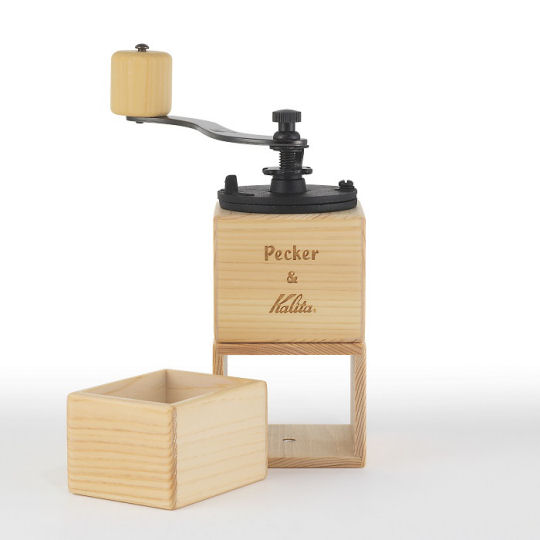 Pecker & Kalita Coffee Grinder - Handmade woodcraft coffee mill - Japan Trend Shop
