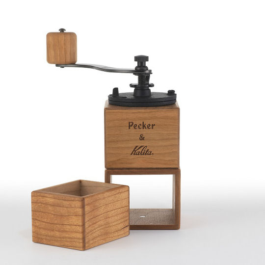 Pecker & Kalita Coffee Grinder - Handmade woodcraft coffee mill - Japan Trend Shop