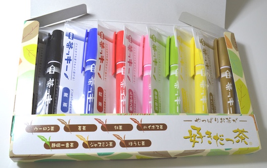 Color Pens Instant Tea Set - Seven types of tea in pen containers - Japan Trend Shop