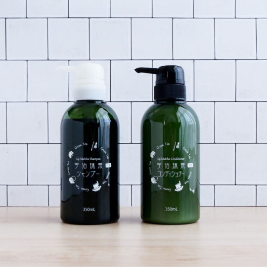 Uji Matcha Green Tea Shampoo and Conditioner - Green-tea-based haircare - Japan Trend Shop