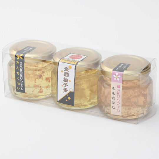 Flower Petal Jams Set - Three flower jams from the Japanese Alps - Japan Trend Shop
