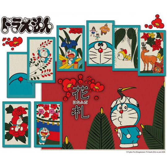 Doraemon Hanafuda Cards Set - Popular manga and anime character traditional playing card deck - Japan Trend Shop