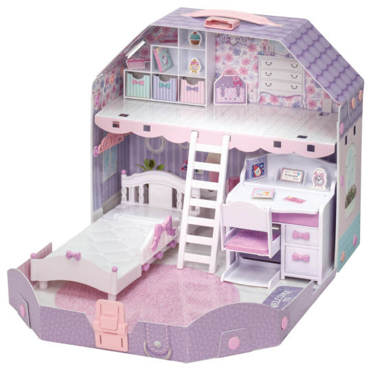 Licca-chan Dreamy Loft - Dress-up doll portable dollhouse - Japan Trend Shop