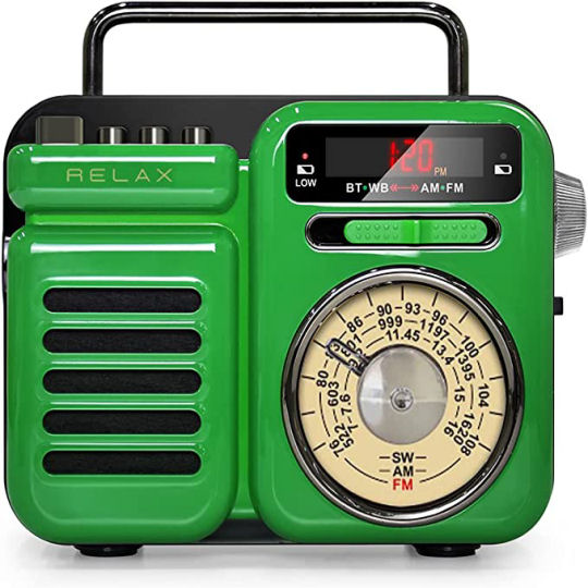 Relax Retro Radio and Speaker - Vintage-style audio device with flashlight - Japan Trend Shop