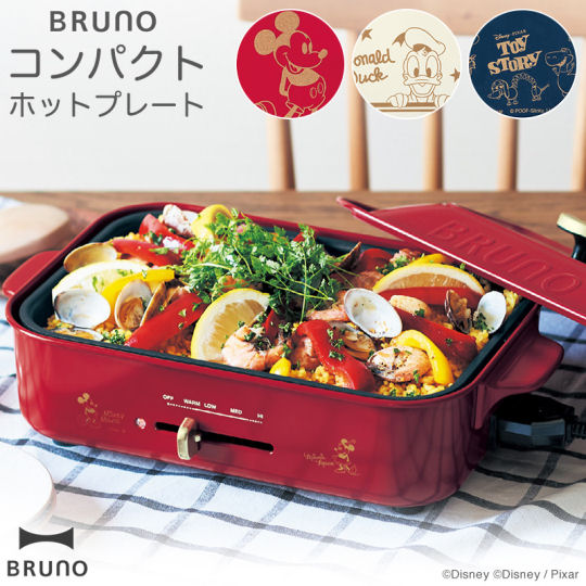 Disney Characters Hot Plate - Mickey Mouse, Donald Duck, Toy Story theme multipurpose cooking appliance - Japan Trend Shop