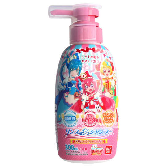 Delicious Party Pretty Cure Rinse In Pump Shampoo - Anime character theme hair wash - Japan Trend Shop