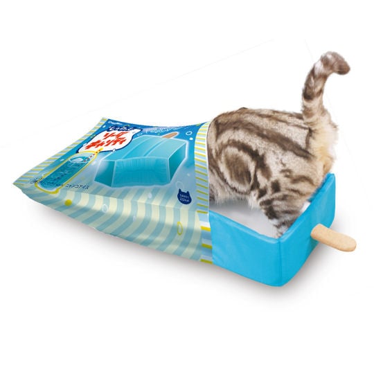 Shuwatto Soda Candy Cool Cat Bed - Candy-shaped feline nest - Japan Trend Shop