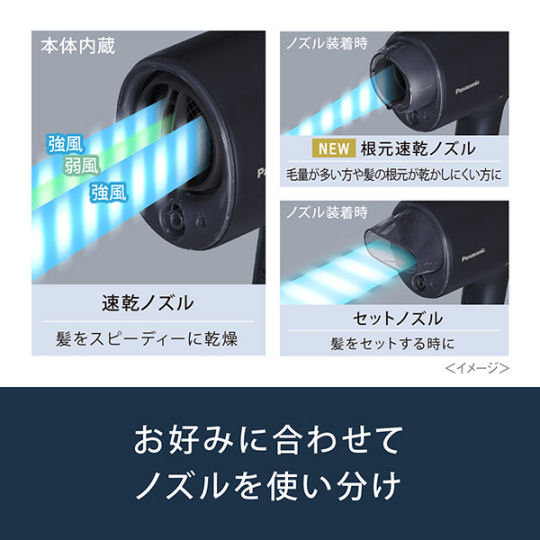 Panasonic Nanocare Hair Dryer EH-NA0J - Hair, scalp, and skincare high-volume dryer - Japan Trend Shop