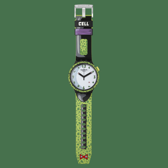 Swatch x Dragon Ball Z Cell x Swatch Watch - Manga-anime character wristwatch - Japan Trend Shop