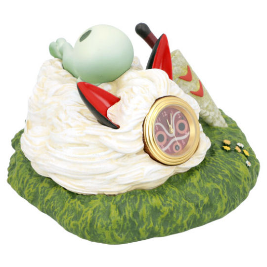 Princess Mononoke San Clock - Anime character tabletop timepiece - Japan Trend Shop
