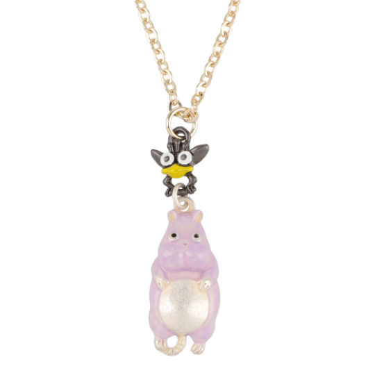 Spirited Away Boh Baby Mouse and Yu-Bird Necklace - Studio Ghibli anime character jewelry - Japan Trend Shop