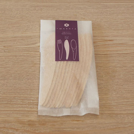 Wasara Bamboo Cutlery - High-quality disposable tableware - Japan Trend Shop