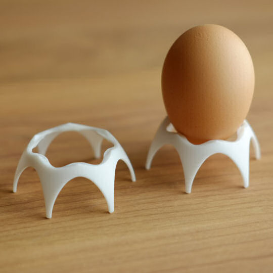 Zikico Temo Eggshell Cutter and Stand - Soft-boiled egg eating accessory - Japan Trend Shop