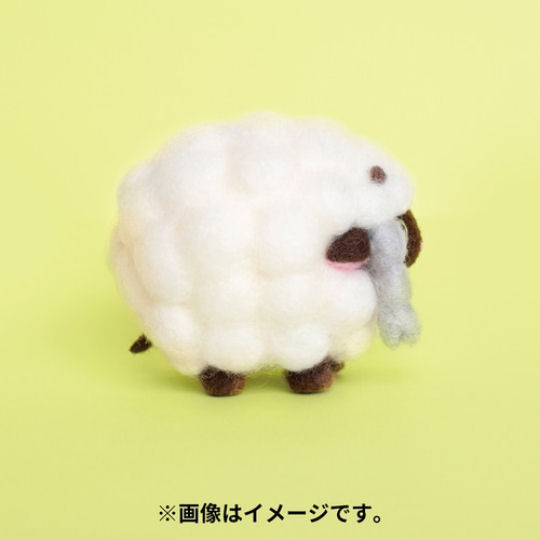 Needle Felting Wooloo Kit - Pokemon character wool fabric craft set - Japan Trend Shop