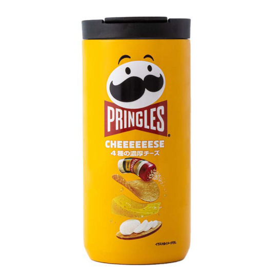 Pringles Cheeeeeese Drink Tumbler - Snack container-shaped insulated drink flask - Japan Trend Shop