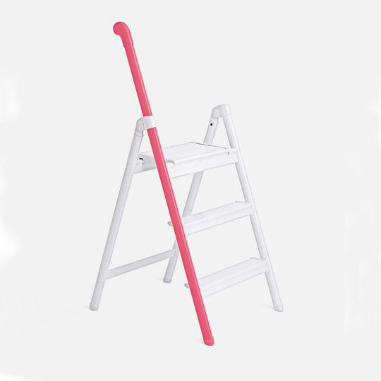 Hasegawa SS-3 Handle Step Ladder - Stylish portable home ladder with handrail - Japan Trend Shop