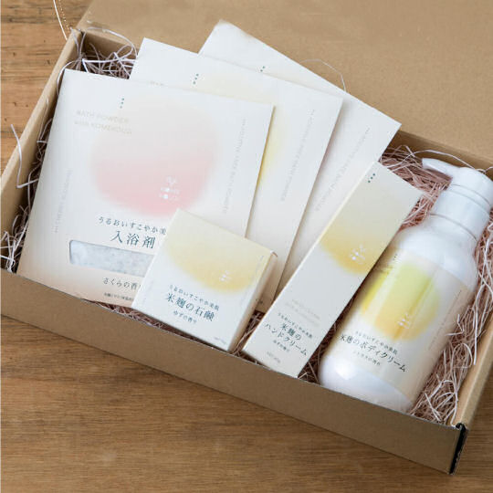 Kome Koji Body Skincare Gift Set - Aspergillus oryzae fungus skin treatment products - Japan Trend Shop
