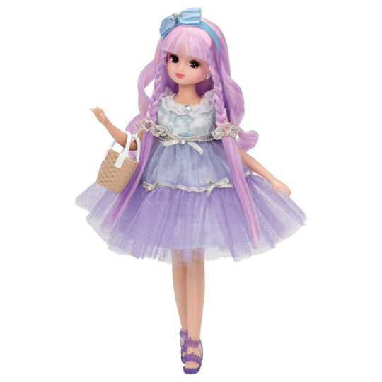 Rainbow Curls Licca-chan Icy Outfit - Fashionable clothes and accessories set for dress-up doll - Japan Trend Shop