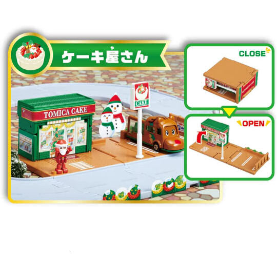 Tomica Town Christmas Set - Model car Xmas play pack - Japan Trend Shop