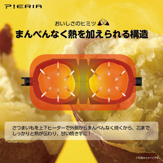 Pieria Baked Sweet Potato and Toasted Sandwich Maker - Sandwich toaster and yam roaster - Japan Trend Shop