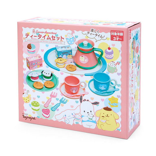 Sanrio Characters Teatime Set - Pompompurin, Cinnamoroll, Pochacco characters play set - Japan Trend Shop