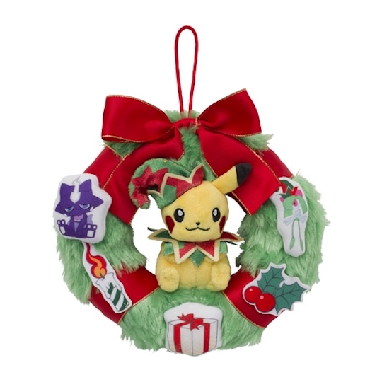 Pokemon Christmas Toy Factory Pikachu Wreath - Nintendo game/anime character design - Japan Trend Shop