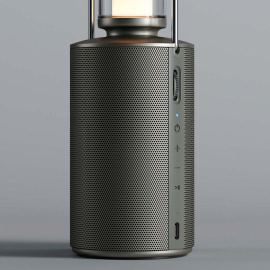 Sharp DL-FS01L Portable Speaker Lantern - 360-degree light and sound device - Japan Trend Shop