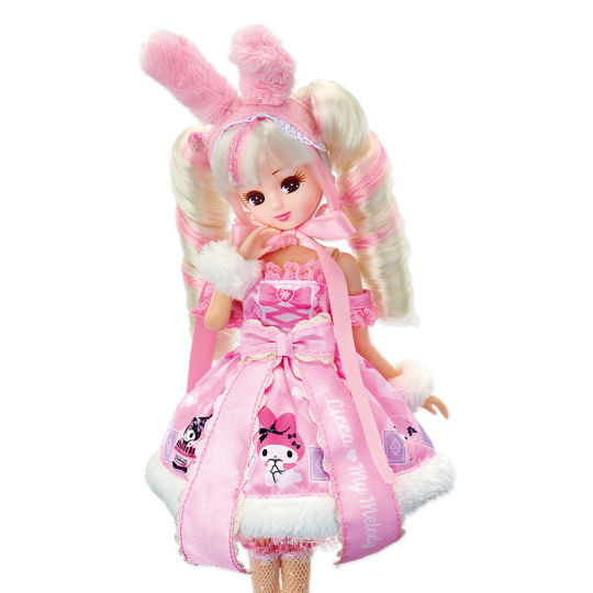 Licca-chan Stylish Doll Collection My Melody Sweet Pink Style - Sanrio character theme dress-up doll - Japan Trend Shop