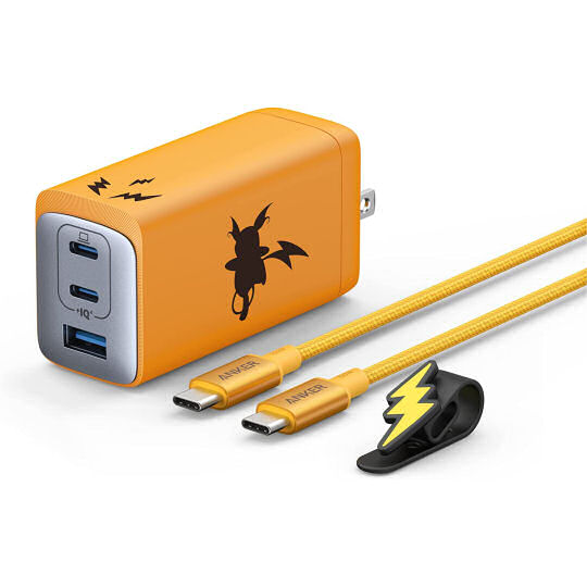 Anker USB Fast Charger 120W Raichu - Pokemon character fast-charging device - Japan Trend Shop