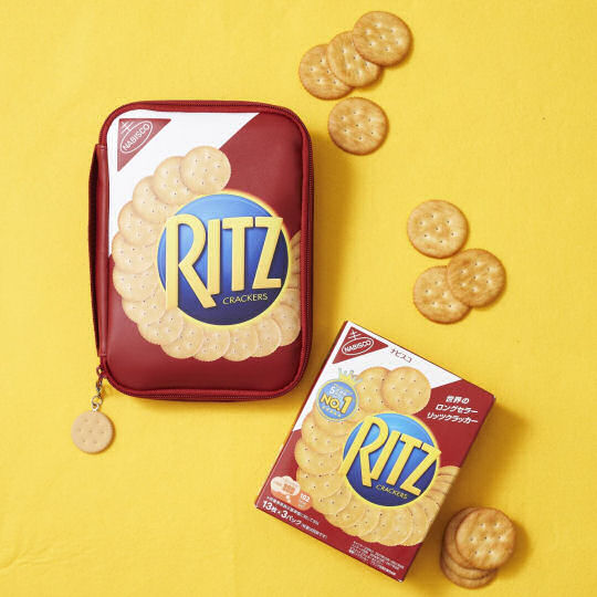 Ritz Crackers Multipurpose Pouch - Snack-themed mini bag - Japan Trend Shop