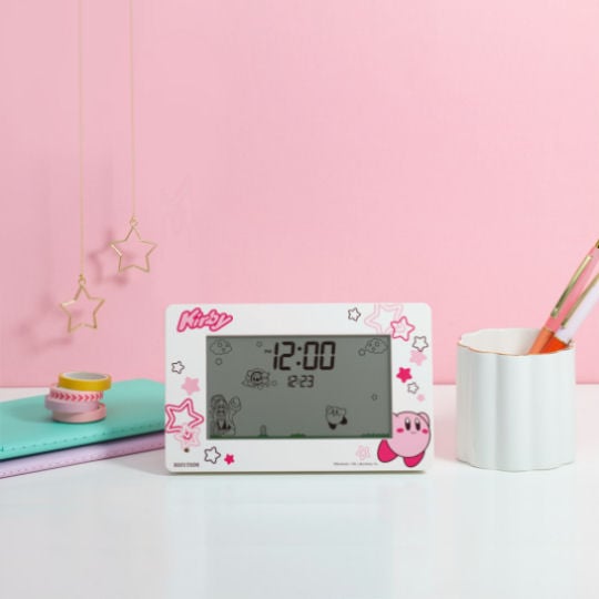 Kirby's Dream Land Alarm Clock - Video game character bedside timepiece - Japan Trend Shop