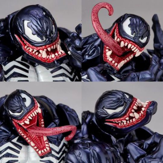 Kaiyodo Amazing Yamaguchi Venom Figure - Marvel superhero model by Katsuhisa Yamaguchi - Japan Trend Shop