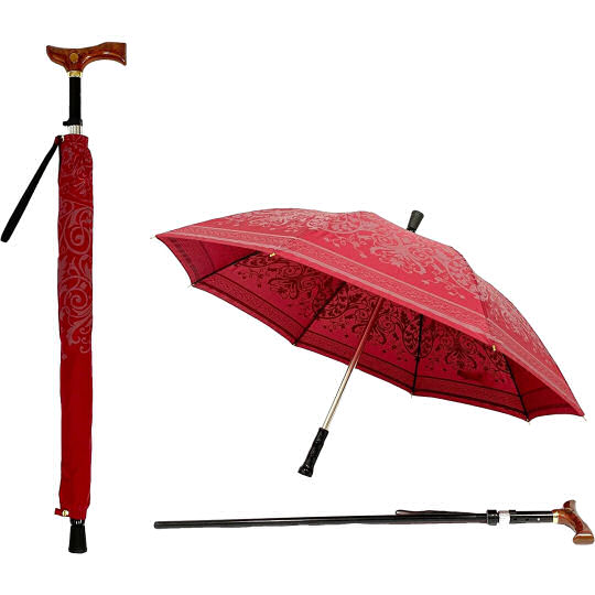 Duet Walker MG Umbrella-Cane Short - Two-in-one umbrella and cane combination - Japan Trend Shop