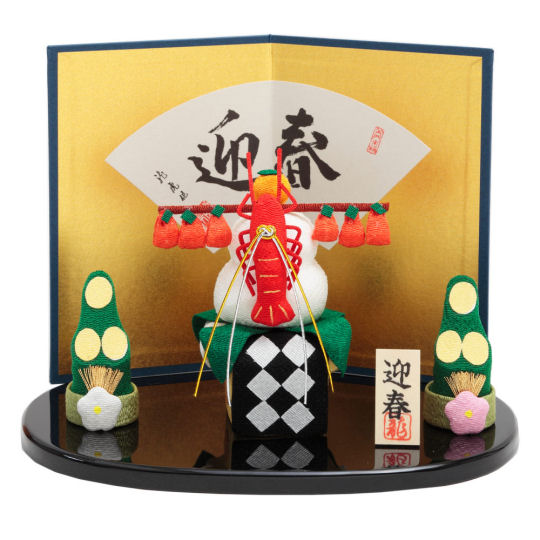 Kyugetsu New Year Decorations Screen Set - Traditional Japanese Oshogatsu ornament - Japan Trend Shop