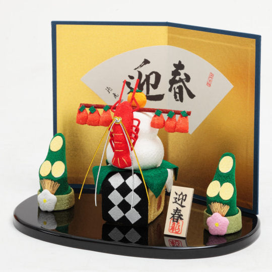 Kyugetsu New Year Decorations Screen Set - Traditional Japanese Oshogatsu ornament - Japan Trend Shop