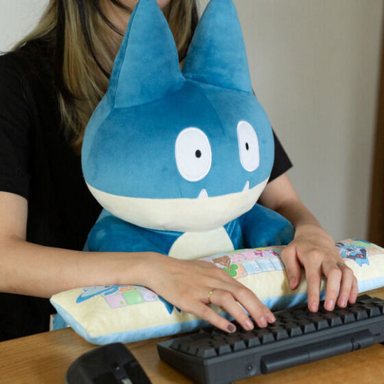 Pokemon Munchlax Cushion and Wrist Rest - Nintendo game/anime character cuddly toy and computer accessory - Japan Trend Shop