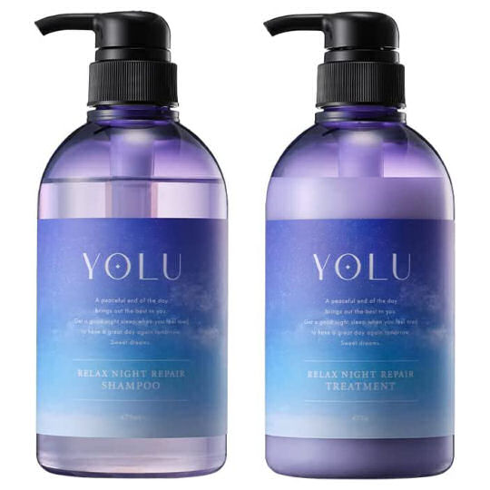 YOLU Relax Night Repair Shampoo & Treatment - Nighttime hair care and beauty - Japan Trend Shop