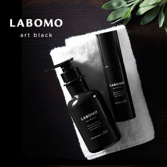 Labomo Art Black Shampoo & Conditioner - Rich foam hair repair treatment for men - Japan Trend Shop