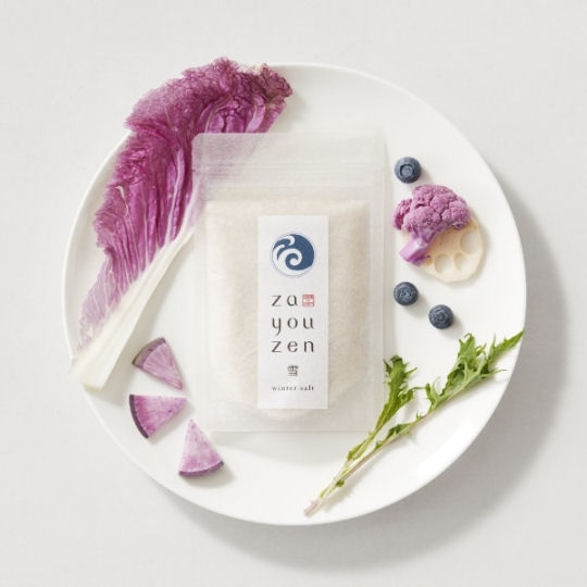 Za You Zen Four Seasons Salt Winter Snow - Handmade seasonal salt from regional Japan - Japan Trend Shop