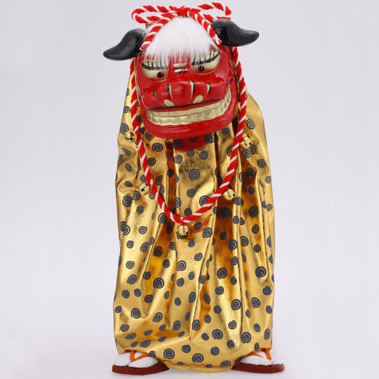 Standing Lion Dance Performer Ornament - Traditional Japanese New Year decoration - Japan Trend Shop