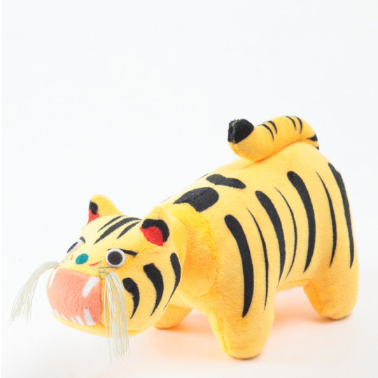 Kyugetsu Paper Tiger Plush Toy - Cuddly version of Shimane Prefecture traditional folk toy - Japan Trend Shop