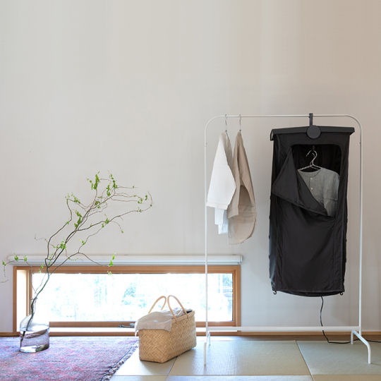 PlusMinusZero Compact Hanging Clothes Dryer - Portable indoor laundry drying appliance - Japan Trend Shop
