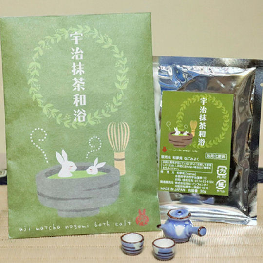 Uji Matcha Bathing Salts - Kyoto green tea bath powder - Japan Trend Shop